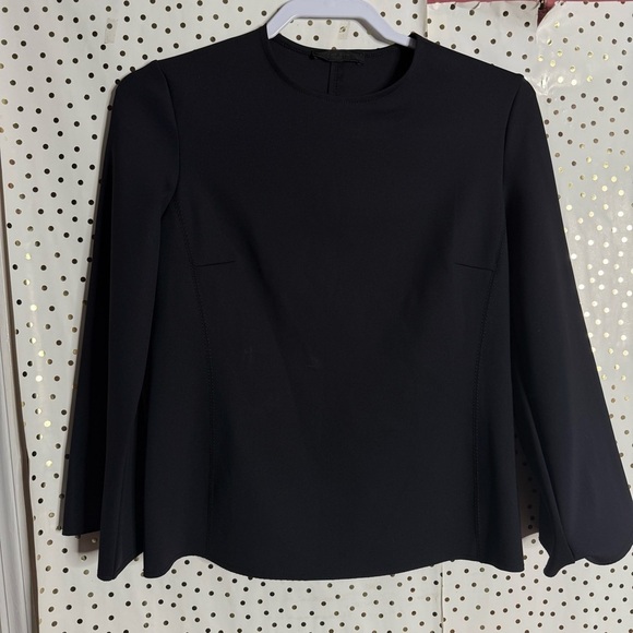 The Row Blouse Azalea Long-Sleeve Top